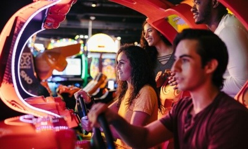 All-Day Game Pass for One and $20 Game Card at GameWorks - Las Vegas (Up to 74% Off)