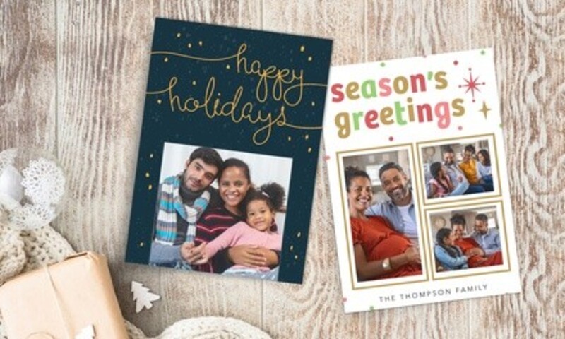Double-Sided Holiday Cards or Invitations from Staples (Up to 49% Off). Available for Same-Day Pickup.